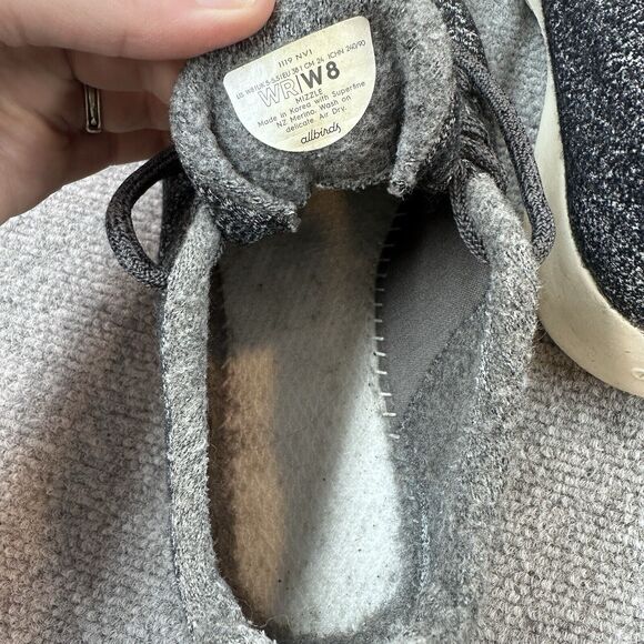 Allbirds Wool Runners WRM|W9 Running Shoes Gray Women’s Size 8 Mizzle - Picture 8 of 8